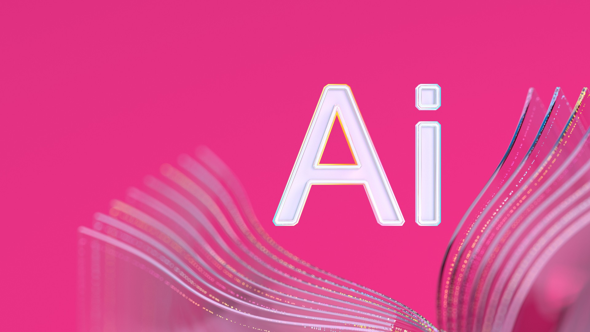 AI - Artificial Intelligence concept. Neural network, creative art